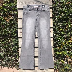 Candie’s grey flare jeans